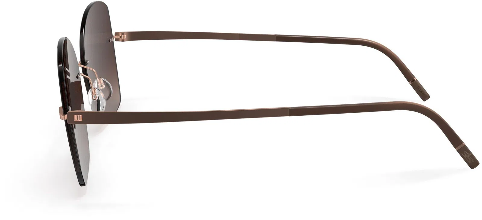 Silhouette Terranea Rimless 8193 Sunglasses - view 13
